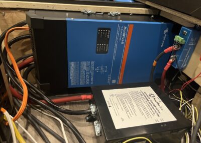 RV Solar Inverter Installation in Diesel Pusher Almost Finished Denver CO