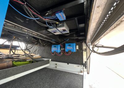 RV Solar Controllers and Transfer Boxes installed in Diesel Pusher in Cherry Creek CO