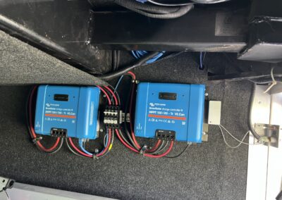 Two solar controllers installed in Diesel Pusher